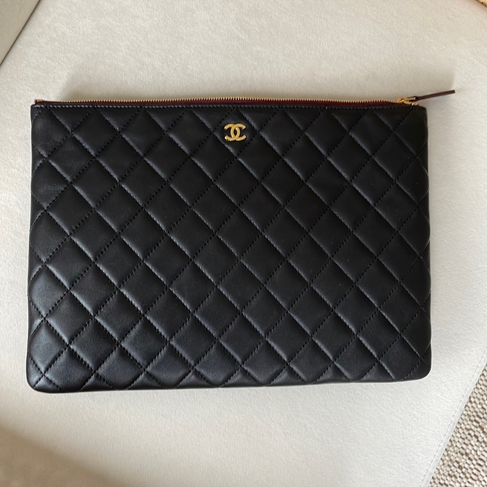Chanel clutch DUPE. Never used. Tags inside. 11.5”x8.5”